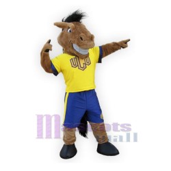 Nouveau cheval Broncho de l'équipe sportive Mascotte Costume