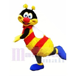 Colorful Happy Bee Mascot Costume