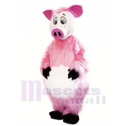 Lovely Pink Pig Mascot Costume