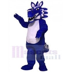 Dragón azul oriental disfraz de mascota Animal