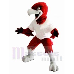 Red Fierce Eagle Mascot Costume