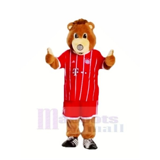 Bayern-München-Bär in roter Kleidung Maskottchenkostüm Tier