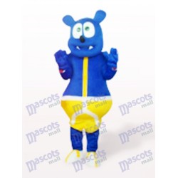 Monstre ours bleu Mascotte Costume