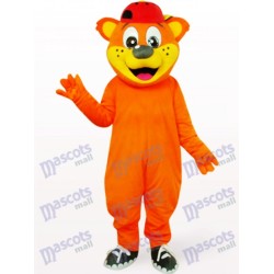 Joli ours Pipi mâle jaune Mascotte Costume