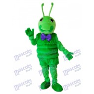 Green Worm Mascot Costume Insect