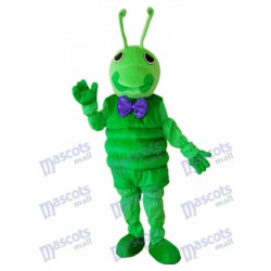 Green Worm Mascot Costume Insect