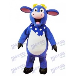 Blue Bull Mascot Costume