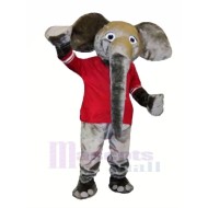 Elefante gris grande Disfraz de mascota Animal