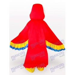 Oiseau perroquet rouge Mascotte Costume