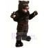 Panthère noire forte Mascotte Costume