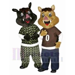 Boar Brothers Mascot Costume
