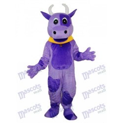 Purple Cow Mascot Adult Costume