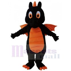 Black Dinosaur Mascot Costume Animal