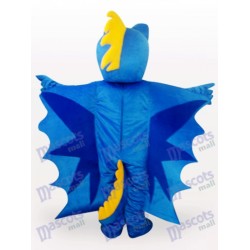 Blue Dinosaur Adult Mascot Costume