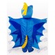 Dinosaure bleu Mascotte Costume