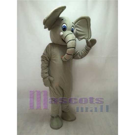 Cute Little Grey Elephant Mascot Costume