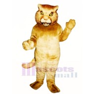 Golden Panther Mascot Costume Animal