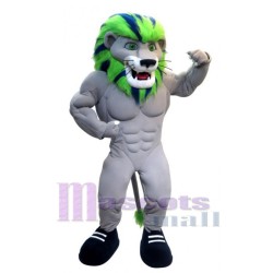 Lion puissant coloré Mascotte Costume Animaux personnalisés