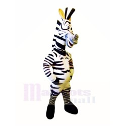 Glückliches Zebra Maskottchenkostüm