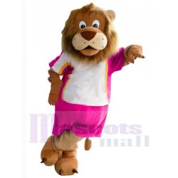 Lion in Sports Suit Mascot Costume Animal