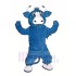 toro azul feliz Disfraz de mascota