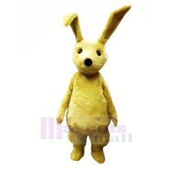 Young Rabbit with Long Ears Mascot Costume