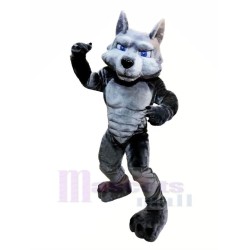 Powerful Muscular Wolf  Mascot Costumes  Cartoon