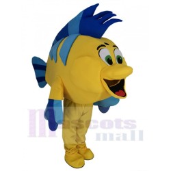 Poisson-clown jaune Mascotte Costume