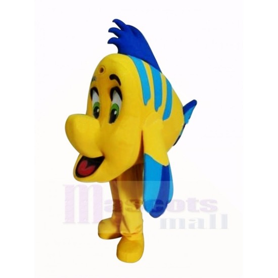 Poisson clown jaune mignon Mascotte Costume