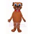 Chiot brun Mascotte Costume