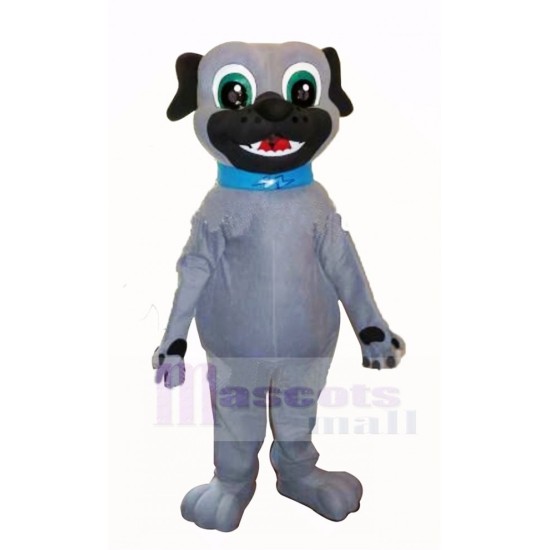 Grey Puppy Dog Mascot Costume