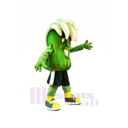 Green Wave Mascot Costume