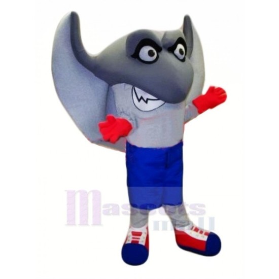 Linda raya gris Disfraz de mascota Dibujos animados