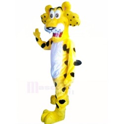 Funny Cheetah with Big Eyes Mascot Costume