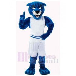 Fierce Blue Panther Mascot Costume Animal