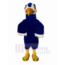 Starker blauer Falke Maskottchen Kostüm Tier