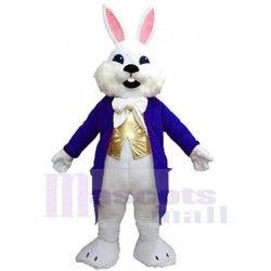 Blue Wendell Easter Bunny Mascot Costume Animal