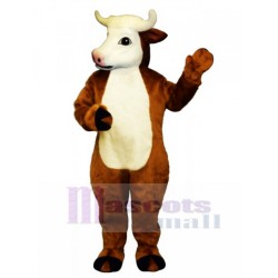 Henry Hereford Cattle Mascot Costume Animal