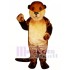 Teddybär im Overall Maskottchenkostüm