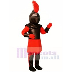 Red Knight Mascot Costume