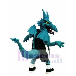 Dragón turquesa Disfraz de mascota