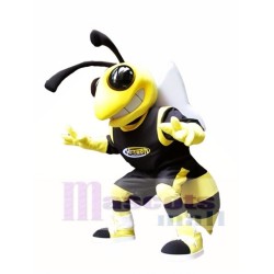 Yellow-and-Black Hornet Mascot Costume