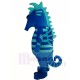 Lindo hipocampo azul caballito de mar Disfraz de mascota