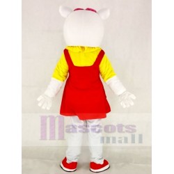 Chatte rouge Mascotte Costume Animal