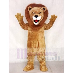 Lion mâle réaliste Mascotte Costume Animal
