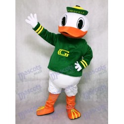 Nuevo pato universitario de Oregón Disfraz de mascota