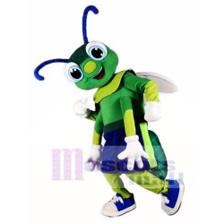 Green Firefly Mascot Costume