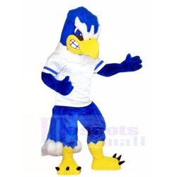 Aigle faucon bleu royal Mascotte Costume