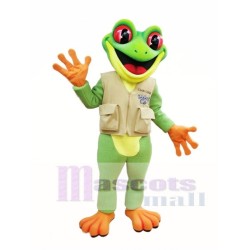 Tree Frog Mascot Costume 