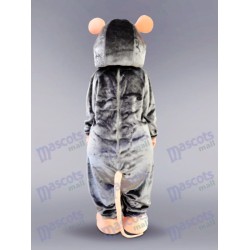 Rat gris Mascotte Costume Animal